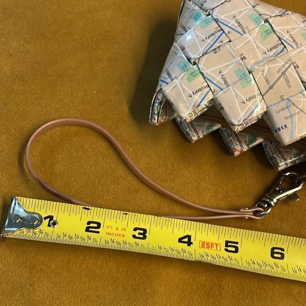 Ecoist Recycled Map Wristlet